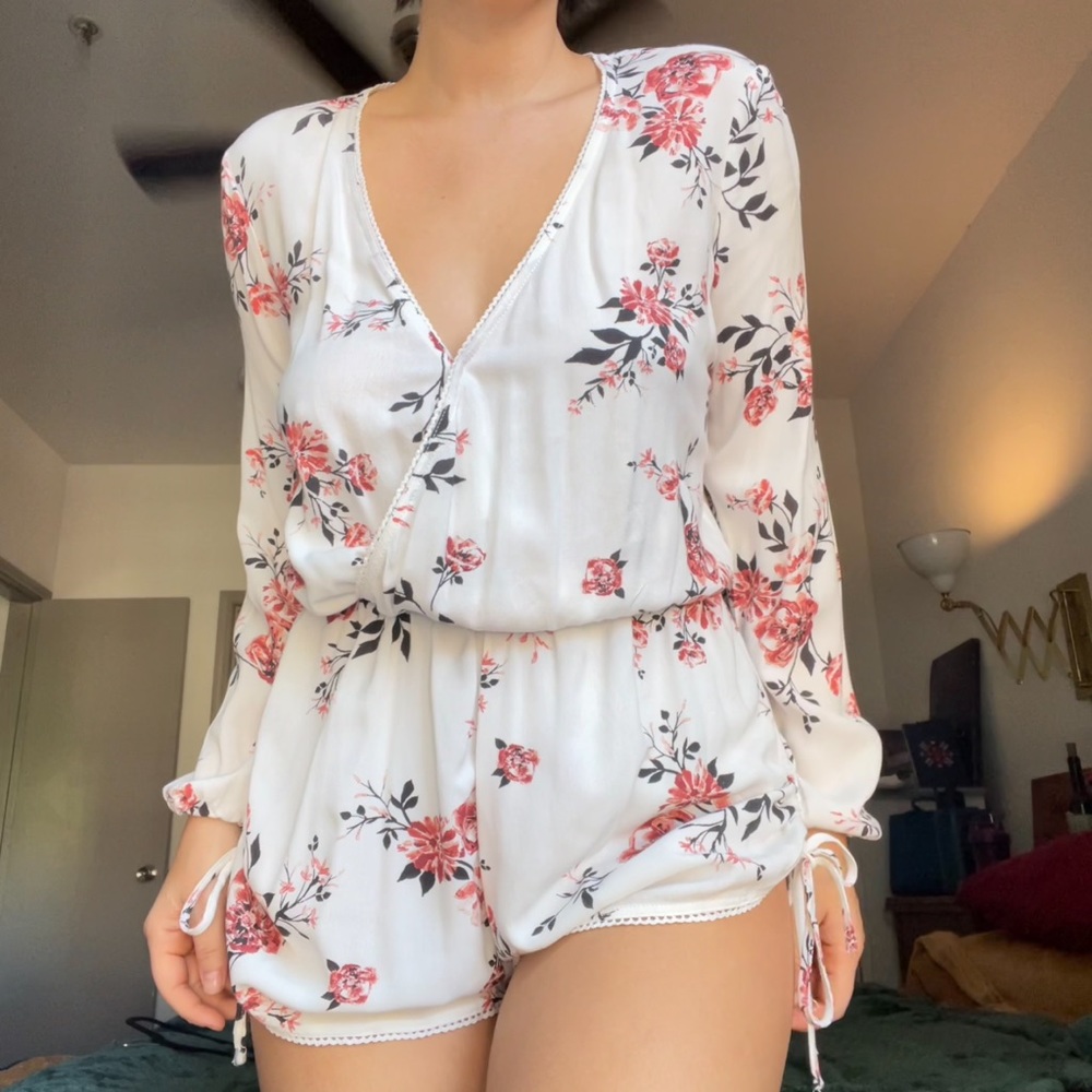 Floral Romper with customizable lengths